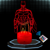 Lampe 3d personnalisée à led - Batman