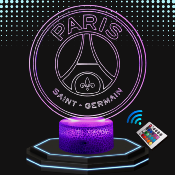 Lampe 3d personnalisée à led - Football Paris St Germain