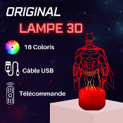 Lampe 3d personnalisée à led - Batman