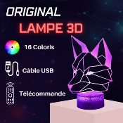 Lampe 3d personnalisée à led - Renard