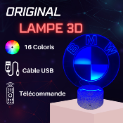 Lampe 3d personnalisée à led - Voiture BMW | Veilleuse, Décoration Maison, Cadeau Personnalisé Anniversaire et Noël