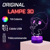 Lampe 3d personnalisée à led - Calimero