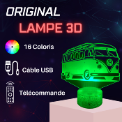 Lampe 3d personnalisée à led - Camion Van | Veilleuse, Décoration Maison, Cadeau Personnalisé Anniversaire et Noël