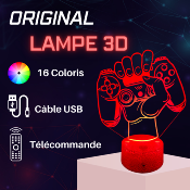 Lampe 3d personnalisée à led - Manette jeu vidéo | Veilleuse, Décoration Maison, Cadeau Personnalisé Anniversaire et Noël