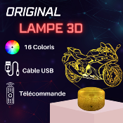 Lampe 3d personnalisée à led - Moto routière | Veilleuse, Décoration Maison, Cadeau Personnalisé Anniversaire et Noël