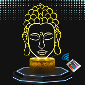 Lampe 3d personnalisée à led - Bouddha